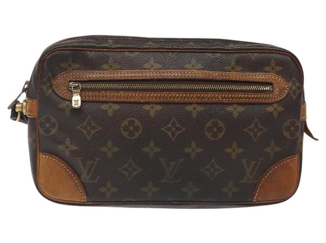 LOUIS VUITTON Monogram Marly Dragonne GM Borsa Clutch M51825 LV Auth 122560 Monogramma - vista 13