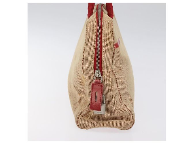 PRADA Handtasche aus rotem Silber-Canvas authentisch bs25015 - Ansicht 4