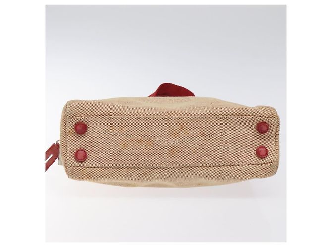 PRADA Handtasche aus rotem Silber-Canvas authentisch bs25015 - Ansicht 5