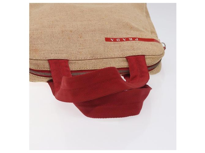 PRADA Handtasche aus rotem Silber-Canvas authentisch bs25015 - Ansicht 7