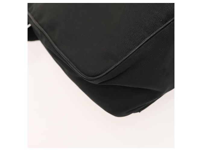 FENDI Schultertasche aus schwarzem Nylon mit Silber authentisch bs24965 - Ansicht 17
