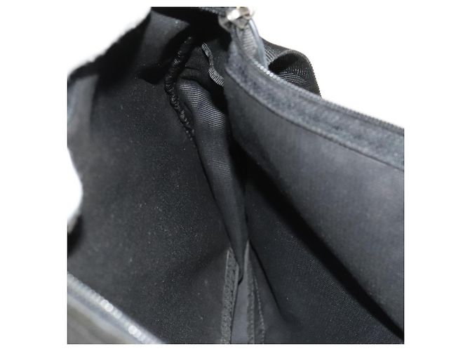 FENDI Schultertasche aus schwarzem Nylon mit Silber authentisch bs24965 - Ansicht 21