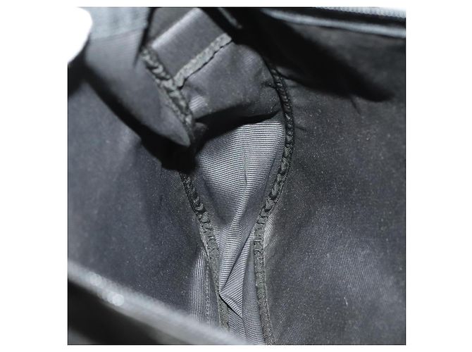 FENDI Schultertasche aus schwarzem Nylon mit Silber authentisch bs24965 - Ansicht 22