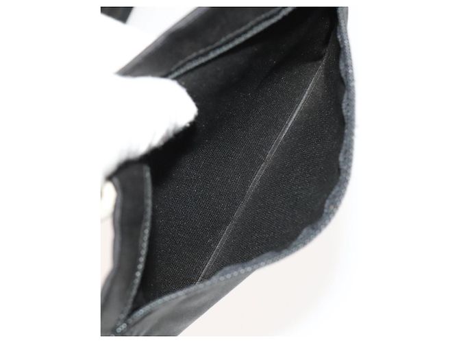 FENDI Schultertasche aus schwarzem Nylon mit Silber authentisch bs24965 - Ansicht 25