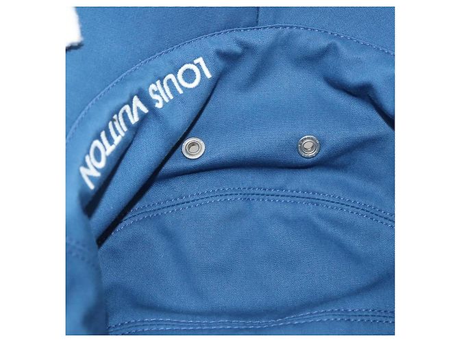 LOUIS VUITTON Cappello bucket in denim Monogram Blu M78772 LV Auth ki5688 - vista 9