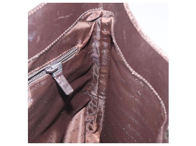 Borsa a Spalla Burberry Nova Check PVC Beige Auth 116514 - vista 18