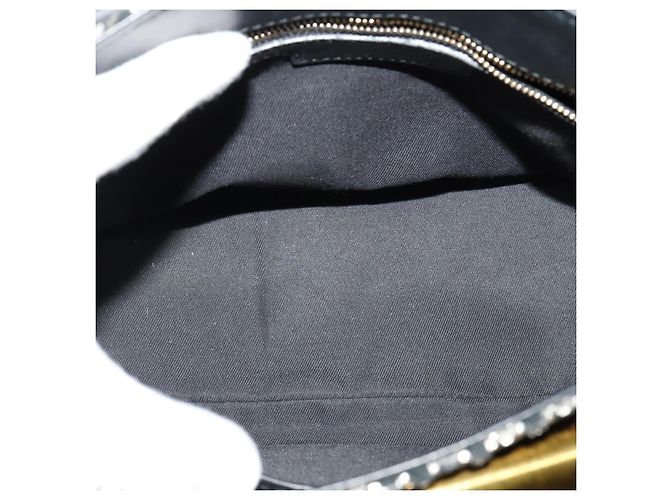 Bulgari BVLGARI Leoni Bolsa de Mão de Couro 2em1 Ouro Auth sw547 Dourado - vista 10