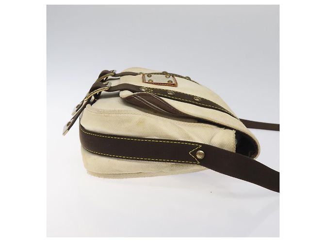 LOUIS VUITTON Antigua Buzzus PM Borsa a Spalla Beige Marrone M40042 LV Auth bs24988 - vista 3