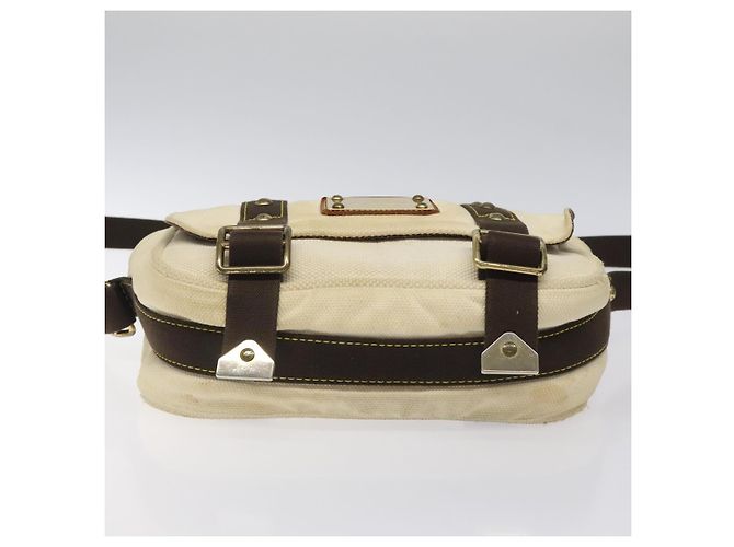 LOUIS VUITTON Antigua Buzzus PM Borsa a Spalla Beige Marrone M40042 LV Auth bs24988 - vista 5