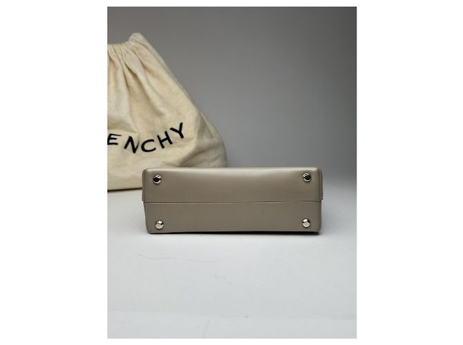 Vintage Givenchy 4G Leder Tasche Rey Grau - Ansicht 12
