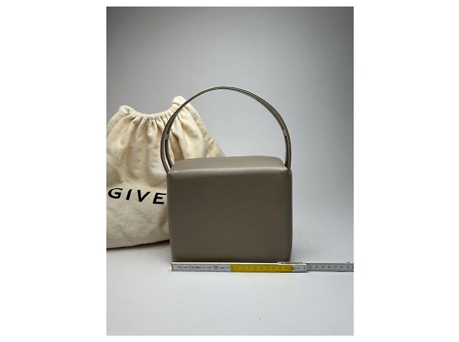 Vintage Givenchy 4G Leder Tasche Rey Grau - Ansicht 14