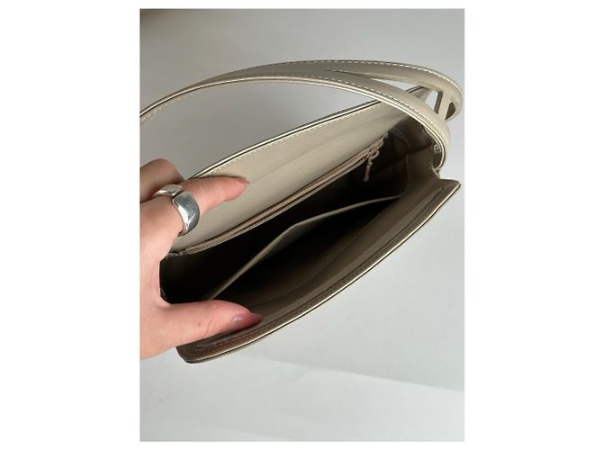Vintage Givenchy 4G Leder Tasche Rey Grau - Ansicht 5