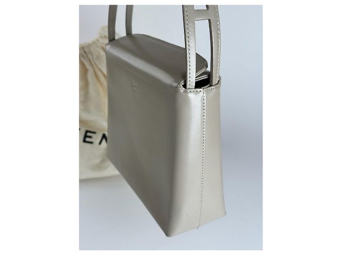 Vintage Givenchy 4G Leder Tasche Rey Grau - Ansicht 6