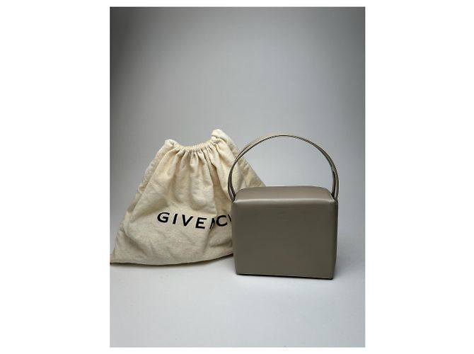 Vintage Givenchy 4G Leder Tasche Rey Grau - Ansicht 7