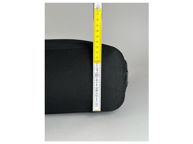 Céline Vintage Celine Canvas Lackleder Tasche schwarz - Ansicht 11