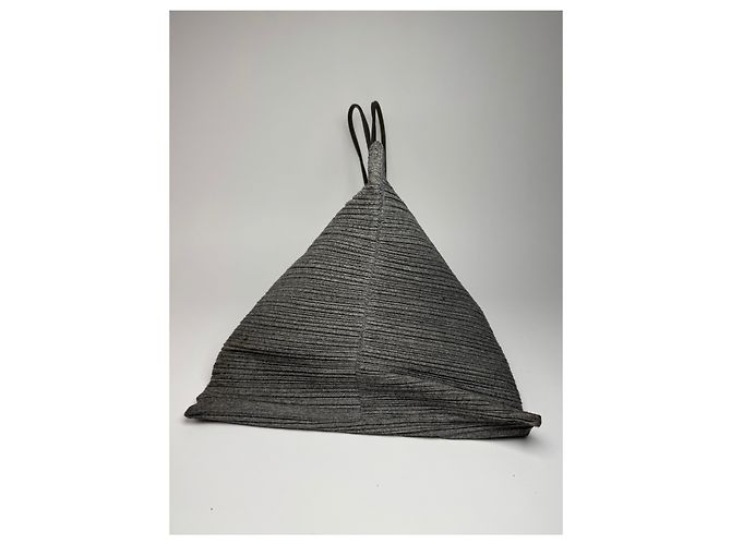 Vintage Issey Miyake Tasche grau bitte bitte - Ansicht 10