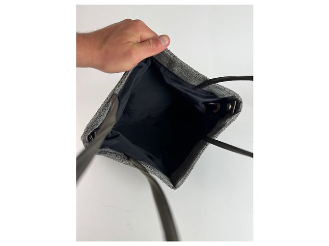Vintage Issey Miyake Tasche grau bitte bitte - Ansicht 15
