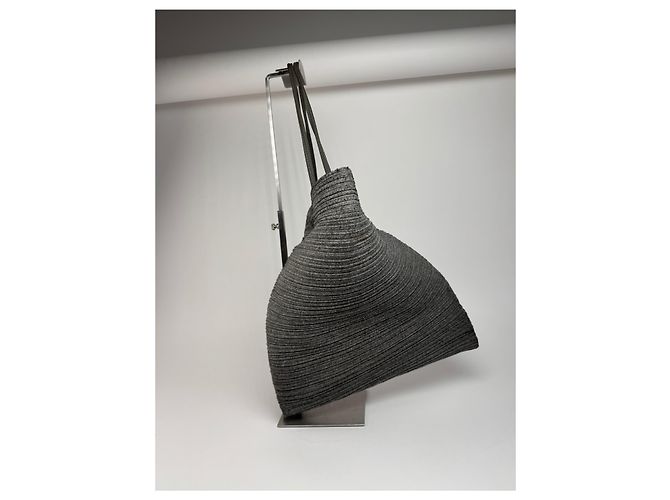 Vintage Issey Miyake Tasche grau bitte bitte - Ansicht 4