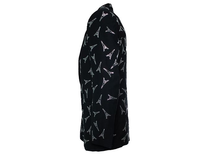 Balenciaga Blazer aus Kristall der Eiffelturm Schwarz - Ansicht 4