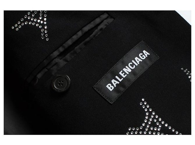 Balenciaga Blazer aus Kristall der Eiffelturm Schwarz - Ansicht 5