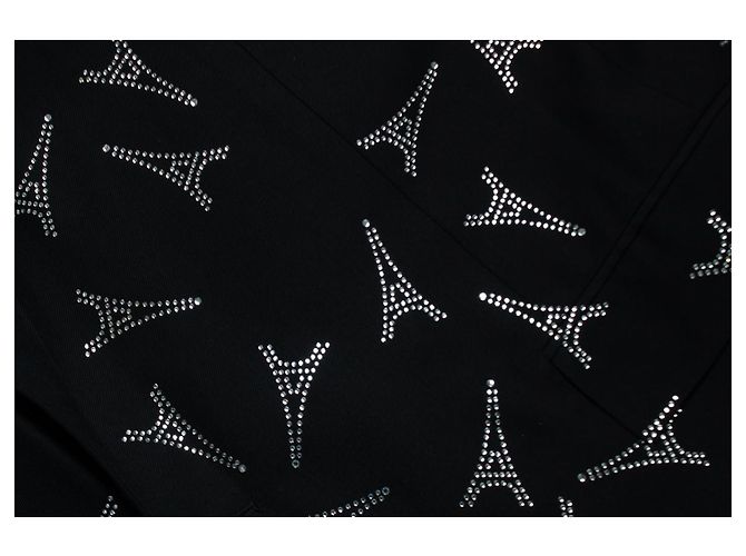 Balenciaga Blazer aus Kristall der Eiffelturm Schwarz - Ansicht 8