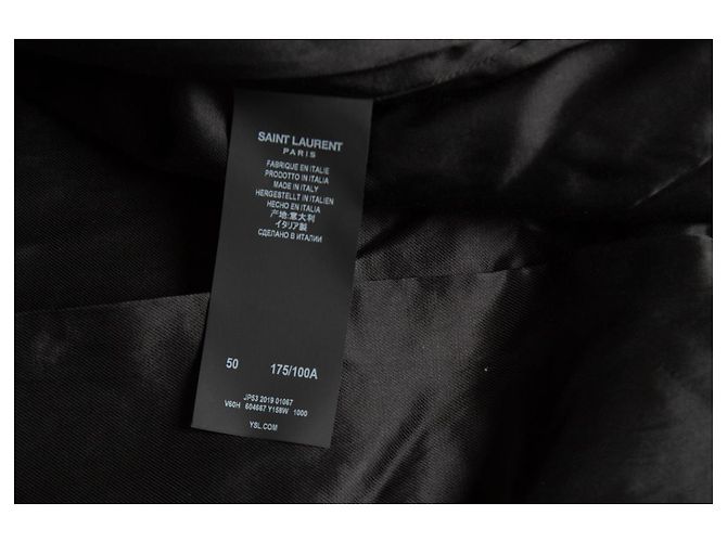 Saint Laurent, Degrade sequinned wool bomber jacket Black Blue - view 6