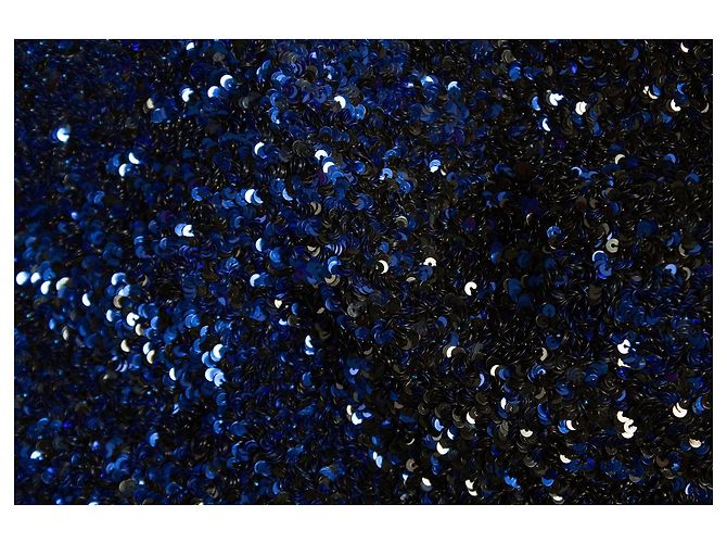 Saint Laurent, Degrade sequinned wool bomber jacket Black Blue - view 7