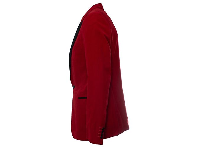 Lanvin, Blazer de terciopelo rojo Roja - vista 2