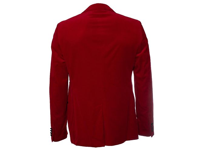 Lanvin, Blazer de terciopelo rojo Roja - vista 3