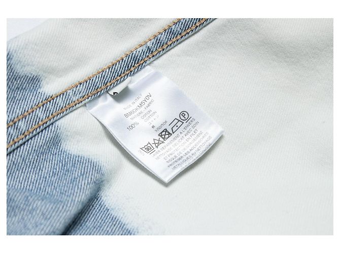 Givenchy, Bleach dipped denim shirt Blue - view 5