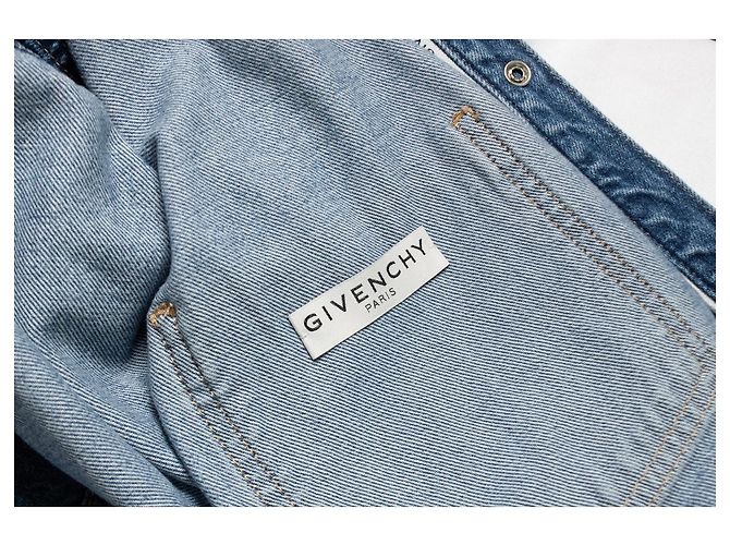 Givenchy, Bleach dipped denim shirt Blue - view 6