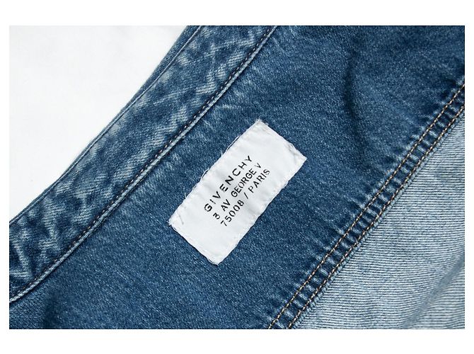 Givenchy, Bleach dipped denim shirt Blue - view 9