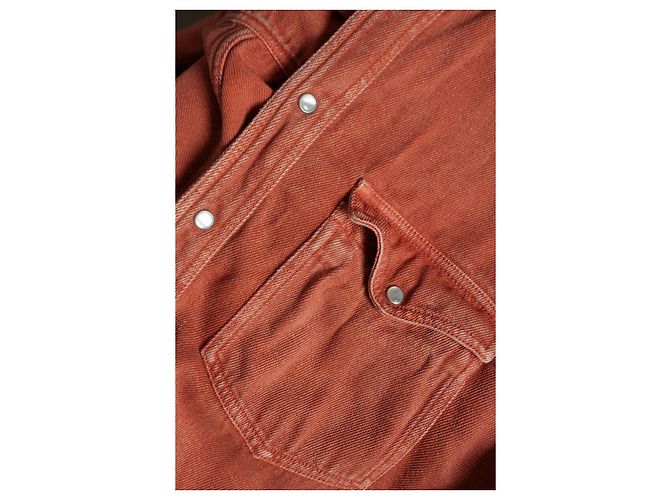 Oranges Denim-Hemd von Isabel Marant - Ansicht 7