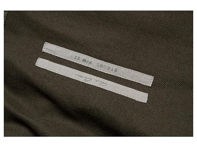 Rick Owens, camicia overshirt verde Strobe FW22 - vista 7