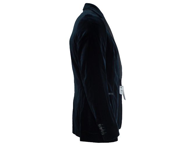 Navyblaues Samtblazer von Dries van Noten - Ansicht 4