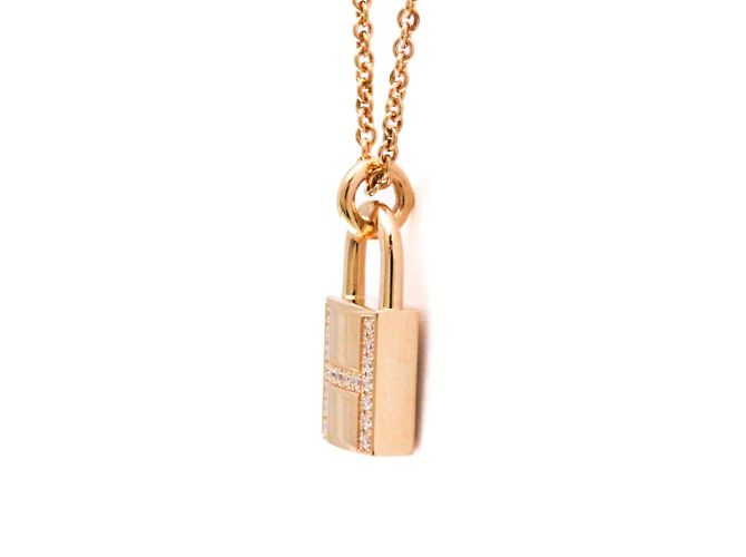Collana di diamanti Cadena di Hermès D'oro - vista 3
