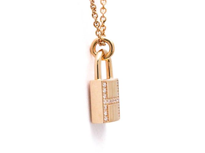 Collana di diamanti Cadena di Hermès D'oro - vista 4
