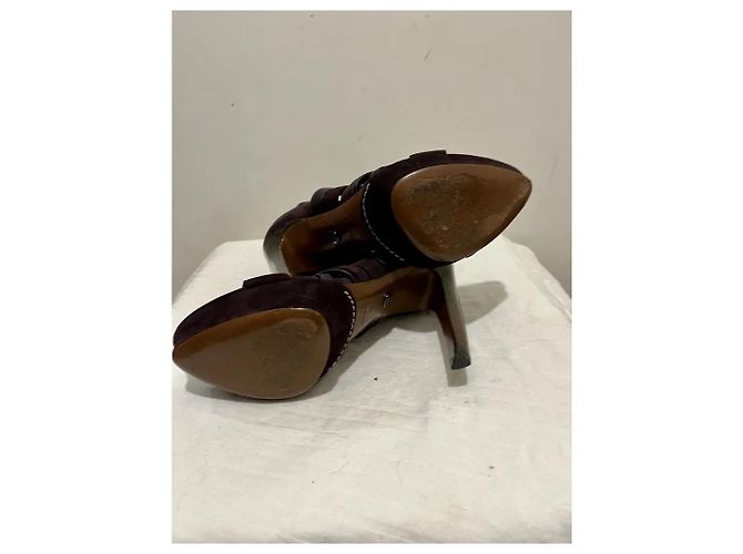 Gladiator-Sandalen mit hohem Absatz von Emilio Pucci Braun - Ansicht 7