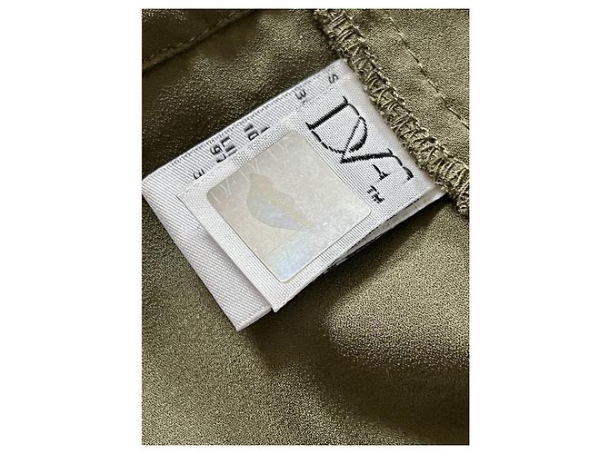 Diane Von Furstenberg DvF Viera Spitzenkleid in einem atemberaubenden Olivgrün - Ansicht 8