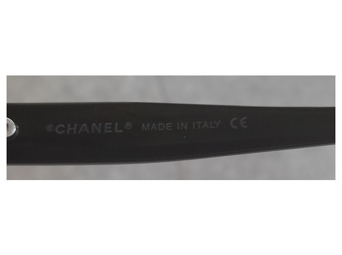 Gafas de sol Chanel negras de plástico Negro - vista 7