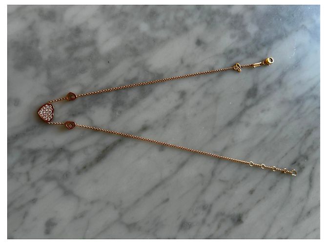 Collar Chopard Happy Heart oro rosa - vista 6