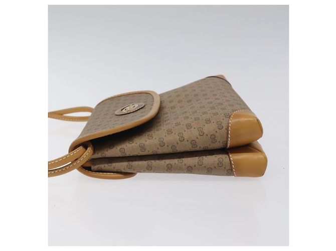 Borsa a Spalla Micro GG Supreme Gucci Beige Oro 007 92 5548 Auth BA1398 D'oro - vista 2