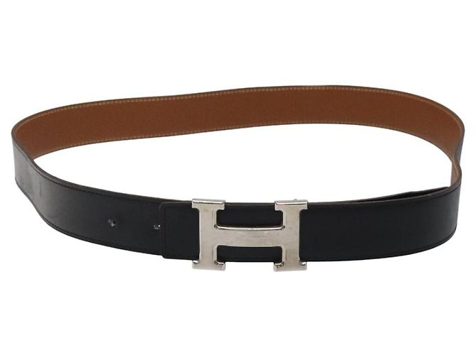 Hermès Cintura in pelle HERMES Constance 42,5"" nera Auth am8220 Nero - vista 12