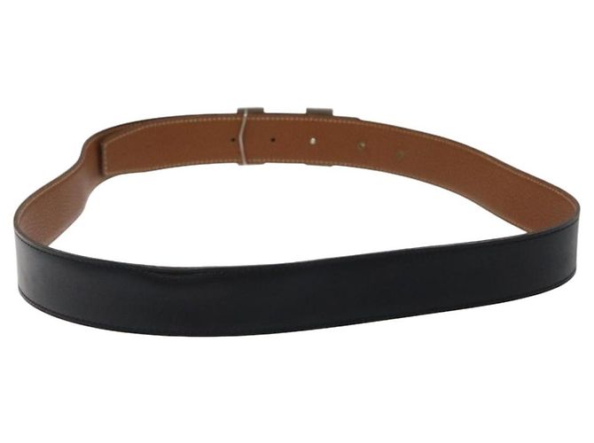 Hermès Cintura in pelle HERMES Constance 42,5"" nera Auth am8220 Nero - vista 2