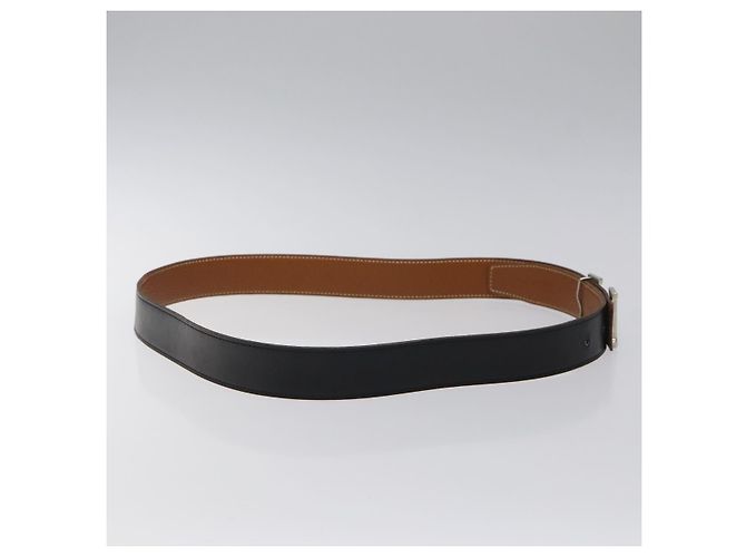 Hermès Cintura in pelle HERMES Constance 42,5"" nera Auth am8220 Nero - vista 4