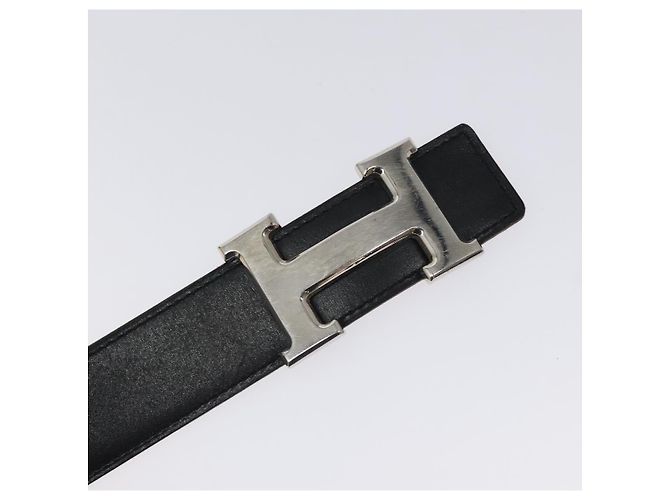 Hermès Cintura in pelle HERMES Constance 42,5"" nera Auth am8220 Nero - vista 5