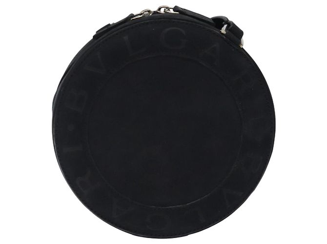 Bulgari Bolsa de Ombro BVLGARI em Camurça Azul Marinho Prata Autêntica bs24625 - vista 12