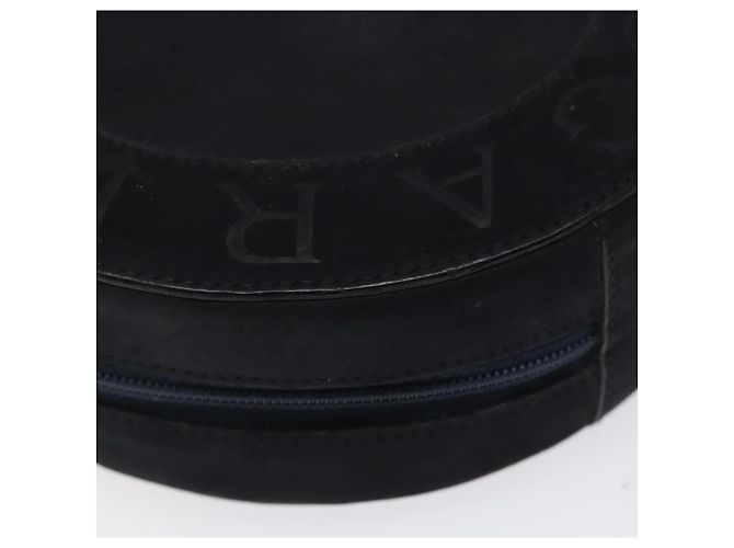 Bulgari Bolsa de Ombro BVLGARI em Camurça Azul Marinho Prata Autêntica bs24625 - vista 15
