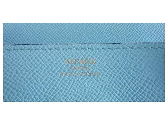 Hermès Borsa Hermes Birkin 30 blu atoll - vista 9