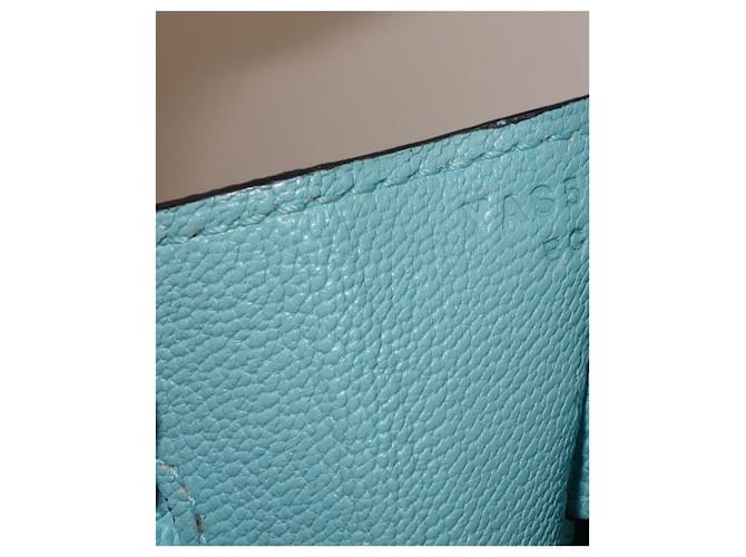 Hermès Borsa Hermes Birkin 30 blu atoll - vista 11